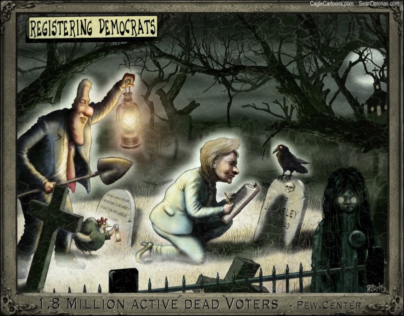 The Graveyard Vote Has Already Cast Their Ballots | caffeinated rage